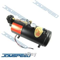 New Train Horn Kit Loud Dual 2 Trumpet with 120 PSI Air Compressor Complete System