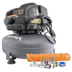 NuMax Air Compressor With 25-Ft Air Hose 3-Gal 1/2 HP and 11-Piece Inflation Kit