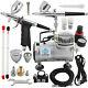 Ophir Dual Action Double Action Airbrush 110v Air Compressor Kit For Model Paint