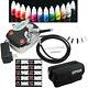 Ophir Nail Airbrush Kit Supply Air Brush Compressor With 12x Nail Inks For Nail