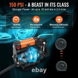 Onboard Air Compressor Kit 150PSI Portable Tire Inflator 3.5CFM Air Pump