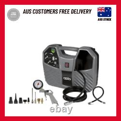 Ozito 1100W 1.5HP Oil-Free Motor Portable Air Compressor Inflator &Accessory Kit