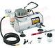 Pro Oilless Compressor Airbrush Kit With Easy Color-change Airbrushes