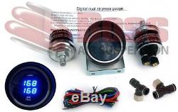 PX01 DIGITAL In Cab Kit Air Bag Suspension Compressor LED Gauge Elec Switches