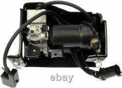 Pair Air Suspension Shocks+Compressor Pump For Cadillac Escalade Suburban GMC US