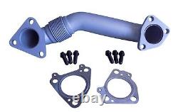 Passenger Side Exhaust Up Pipe Manifold To Turbo 6.6l Duramax Chevy Gmc