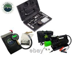 Portable Air Compressor, Digital Deflator and Tire Repair Kit Package