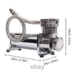 Portable Air Ride Suspension Compressor Air Compressor Kit Heavy Duty 200-300W