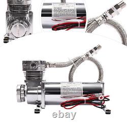 Portable Air Ride Suspension Compressor Air Compressor Kit Heavy Duty 200-300W