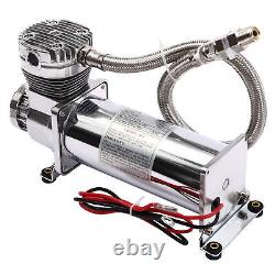 Portable Air Ride Suspension Compressor Air Compressor Kit Heavy Duty 200-300W
