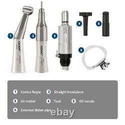 Portable Dental Mobile Delivery Unit Cart Air Compressor+Low Speed Handpiece Kit