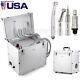 Portable Dental Moble Delivery Unit Air Compressor /high Low Handpiece Kit 4h