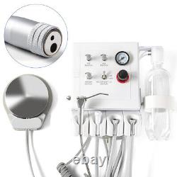 Portable Dental Turbine Unit 3Way Syringe Work with Air Compressor/Handpiece Kit