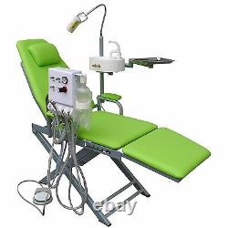 Portable Dental Unit with Air Compressor + Dental Chair + Handpiece Kit 2H/4H