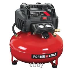 Porter-Cable 6 Gal. Portable Electric Air Compressor Nailer Combo Kit 3 Tool