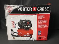 Porter Cable PCFP12236 Brad Nailer/Air Compressor Combo Kit New Open Box