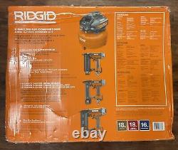 RIDGID 120V 6 Gallon Air Compressor & 3 Tool Combo Kit Model R69603FK