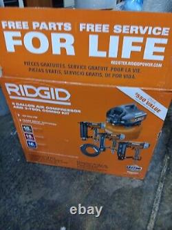 RIDGID 120V 6 Gallon Air Compressor & 3 Tool Combo Kit Model# R69603FK