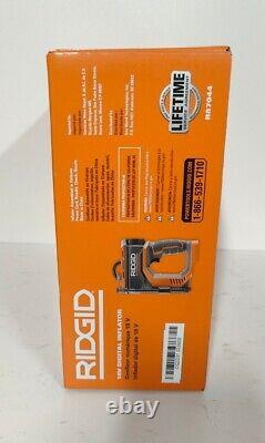 RIDGID 18-Volt Digital Inflator (R87044) 2AH battery + Charger Roadside Kit