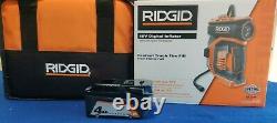 RIDGID 18-Volt Digital Inflator (R87044) 4AH battery Tool + Battery Roadside kit