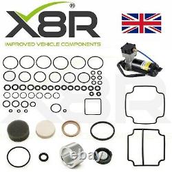 Range Rover P38 Eas Air Compressor Seal Liner Valve Block O Ring Diaphragm Kit