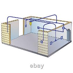 RapidAir MaxLine 3/4in. 100ft. Master Kit Compressed Air Piping System, Model#