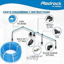 Rapid Air System 3/4x 100ft 5-Ways Out HDPE Aluminum Air Compressed Piping