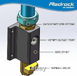 Rapid Air System 3/4x 100ft 5-Ways Out HDPE Aluminum Air Compressed Piping