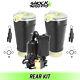 Rear Air Springs & Solenoids With Air Compressor For 2003-2011 Lincoln Town Car