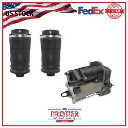 Rear Airmatic Air Springs & Air Compressor Kit for 2007-2012 Mercedes GL450 X164