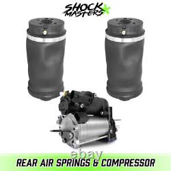Rear Airmatic Air Springs & Air Compressor Kit for 2008-2012 Mercedes GL550 X164