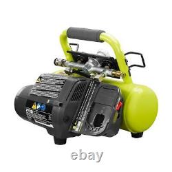 Ryobi Cordless Portable Air Compressor 1 Gal. 120 PSI Max 18-Volt ONE+ Tool Only