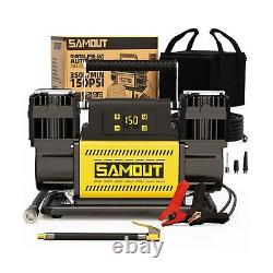 SMAOUT 12V Digital Air Compressor, Offroad Portable Inflator 12.3 CFM, Air Pu