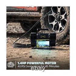 SMAOUT 12V Digital Air Compressor, Offroad Portable Inflator 12.3 CFM, Air Pu