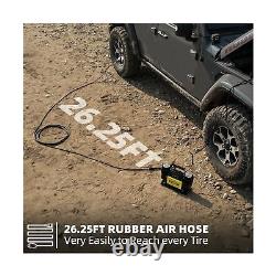 SMAOUT 12V Digital Air Compressor, Offroad Portable Inflator 12.3 CFM, Air Pu