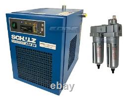 Schulz 50 Cfm Refrigerated Compressed Air Compressor Dryer 115v, Complete Kit