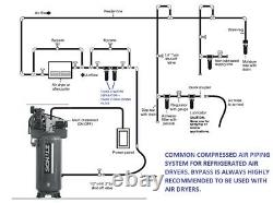 Schulz 50 Cfm Refrigerated Compressed Air Compressor Dryer 115v, Complete Kit