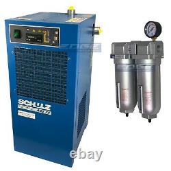 Schulz 75 Cfm Refrigerated Compressed Air Compressor Dryer 115v, Complete Kit