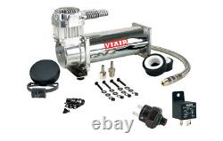 Single Viair 444C Air Compressor Kit with 150psi Off Switch & Relay Included