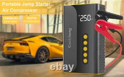 Starter Kit with Air Compressor, 10400mAh Portable Battery Starter & 150PSI