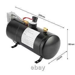 USA DC 12V Truck Boat On-board Air Horn Air Compressor Kits 150PSI With 3 Liter