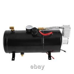 USA DC 12V Truck Boat On-board Air Horn Air Compressor Kits 150PSI With 3 Liter