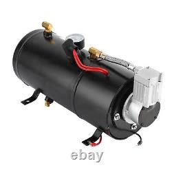 USA DC 12V Truck Boat On-board Air Horn Air Compressor Kits 150PSI With 3 Liter