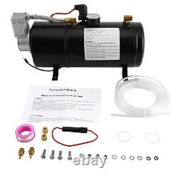 USA DC 12V Truck Boat On-board Air Horn Air Compressor Kits 150PSI With 3 Liter
