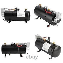 USA DC 12V Truck Boat On-board Air Horn Air Compressor Kits 150PSI With 3 Liter