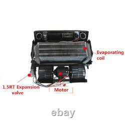 Underdash Auto Car AC Evaporator 12V Heat & Cool Air Conditioner Compressor Kit