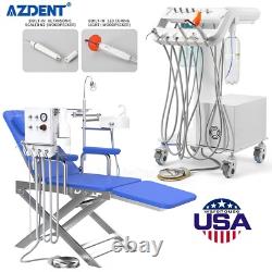 Unidad dental portatil móvil entrega compresor de aire succión jeringas/ Silla