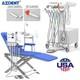 Unidad Dental Portatil Móvil Entrega Compresor De Aire Succión Jeringas/ Silla