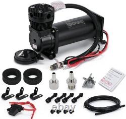 Universal Air Suspension Compressor Kit 1/4 NPT for Air Tools, Tires & Vehicles