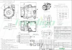 Universal Automotive 12V DC Electric Air Conditioning Compressor for Truck Car
